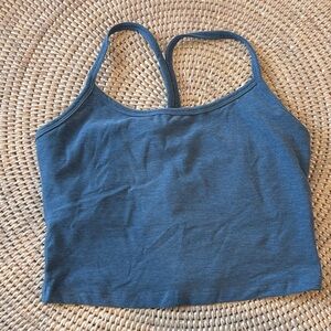Beyond Yoga Blue Crop Top